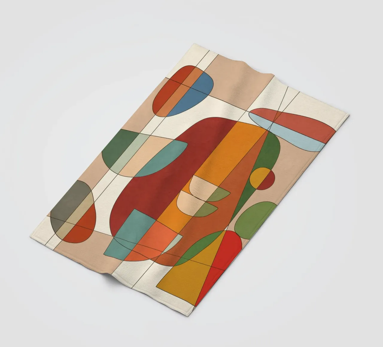 Modern Abstract Art 12 coperta in pile da cityart
