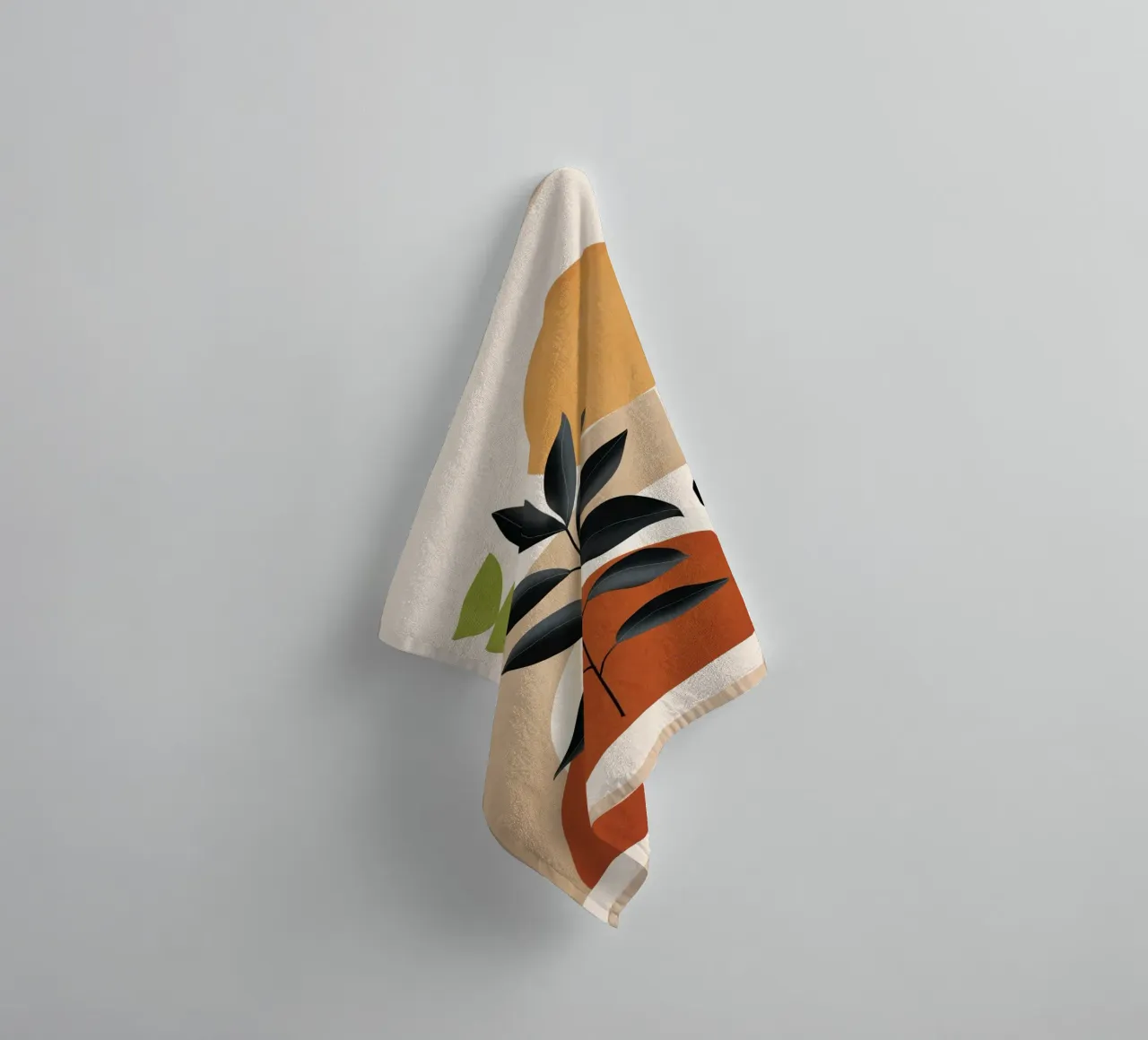 Soft Shapes 11 towel by cityart