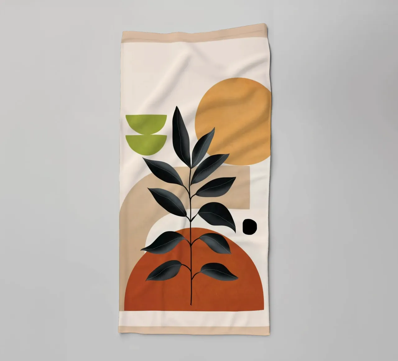 Soft Shapes 11 towel by cityart