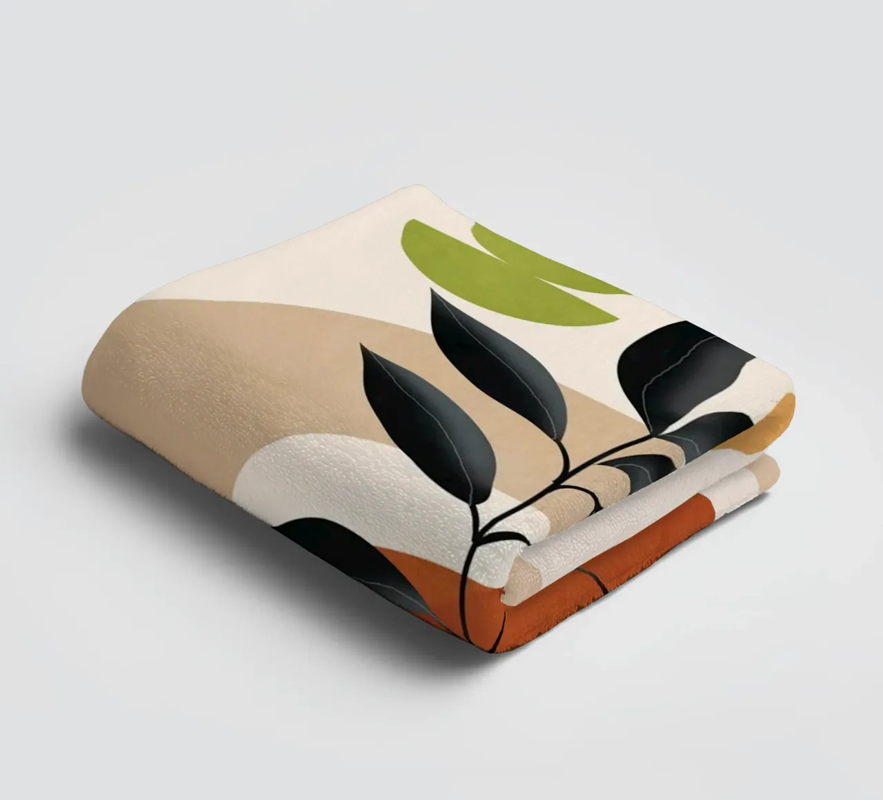 Soft Shapes 11 towel by cityart
