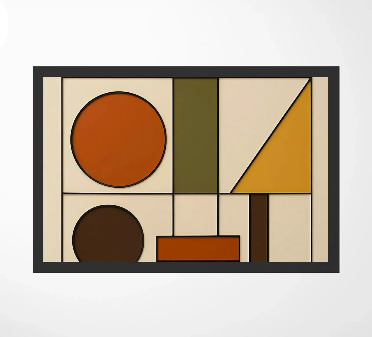 Bauhaus astratto di metà secolo zerbino da ARTOMATIC