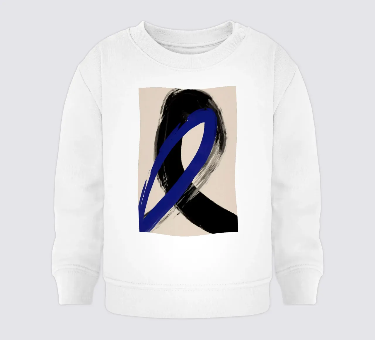 Black And Blue No 3 felpa neonato da treechild