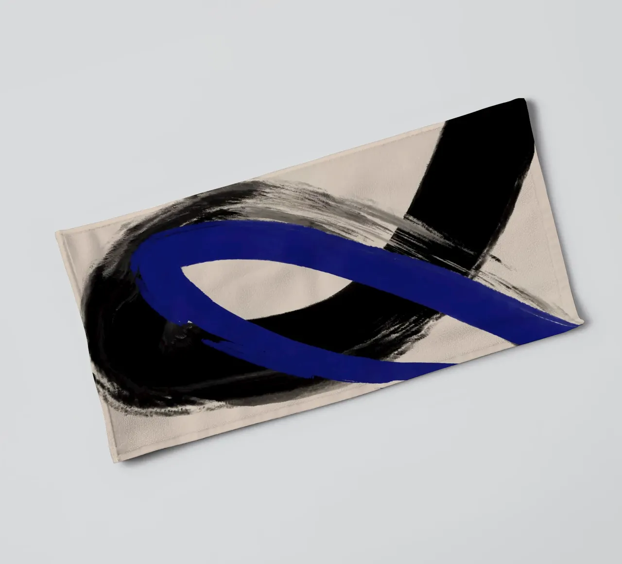 Black And Blue No 3 asciugamano da bagno da treechild
