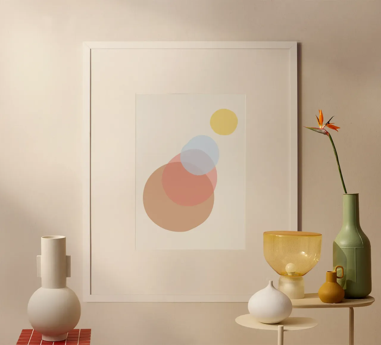 Reflect III poster by Rose Beck Art