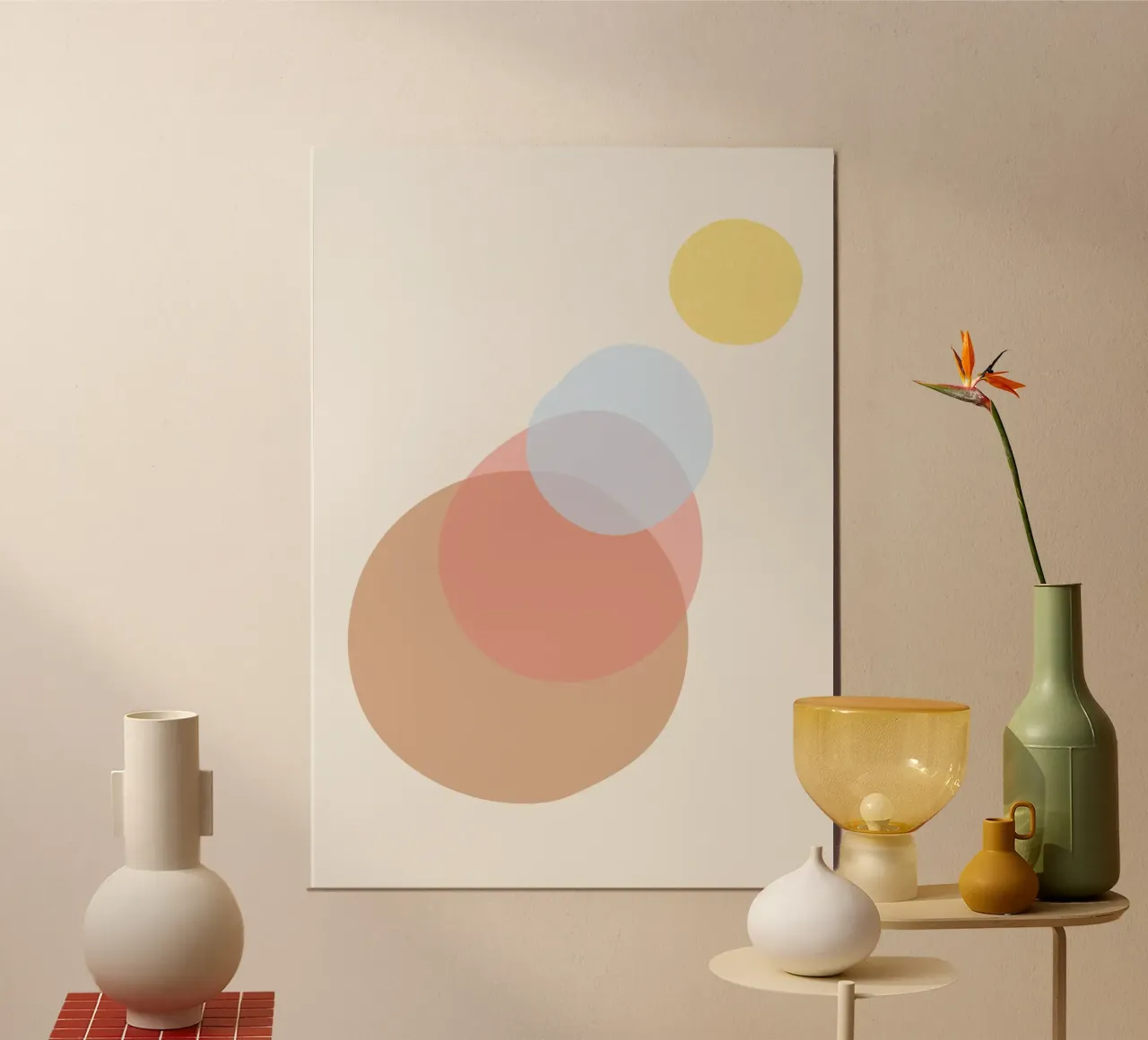 Reflect III poster by Rose Beck Art