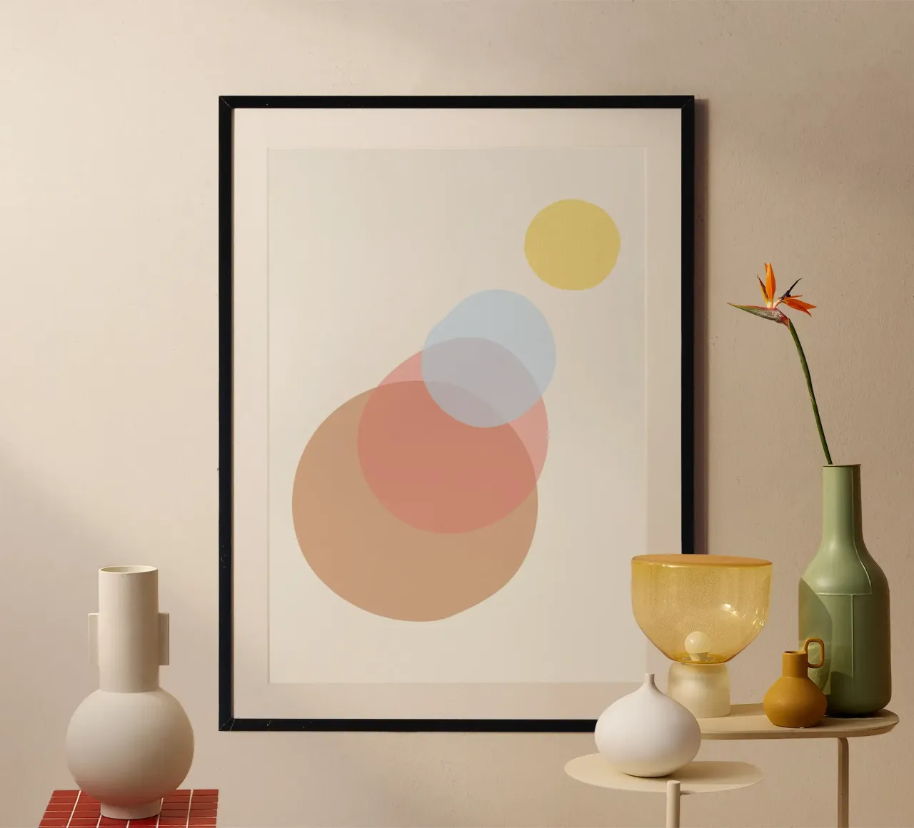 Reflect III poster by Rose Beck Art