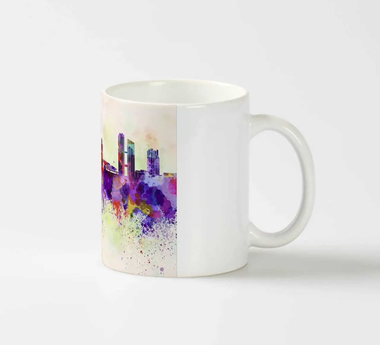 Lo skyline di Monaco tazza in ceramica da 🎁 NOBELART