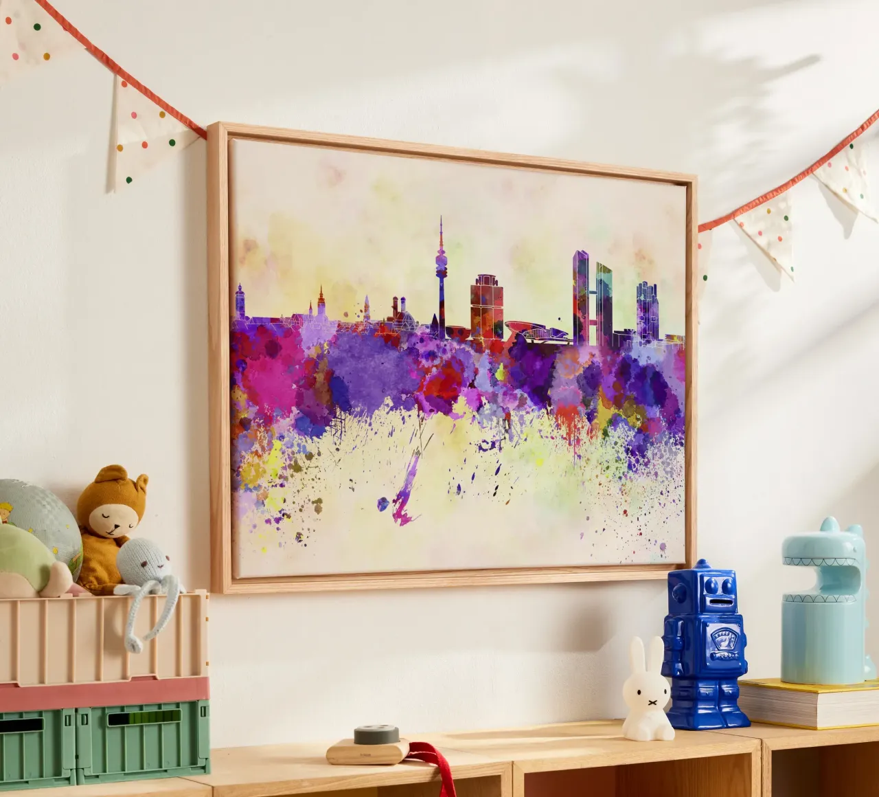 Munchen skyline acryl van 🎁 NOBELART