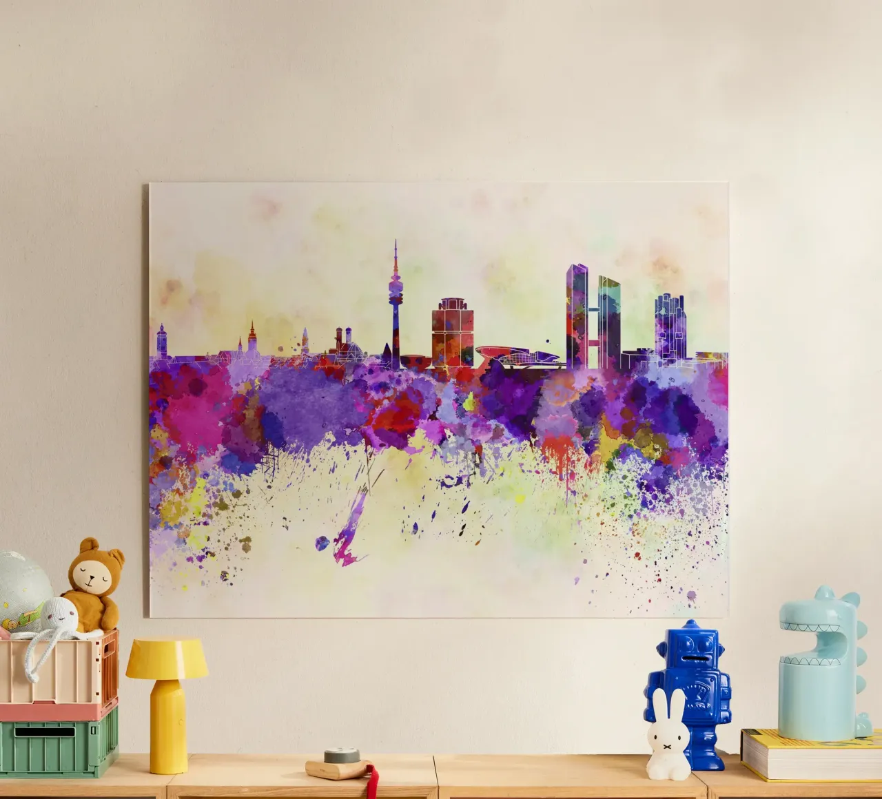 Munchen skyline acryl van 🎁 NOBELART