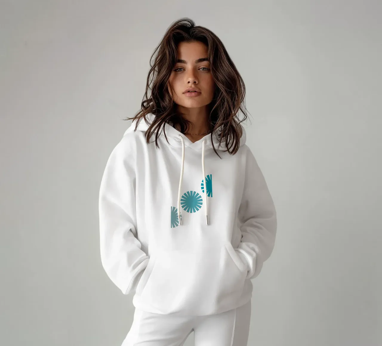 Alba blu felpa con cappuccio da Rose Beck Art