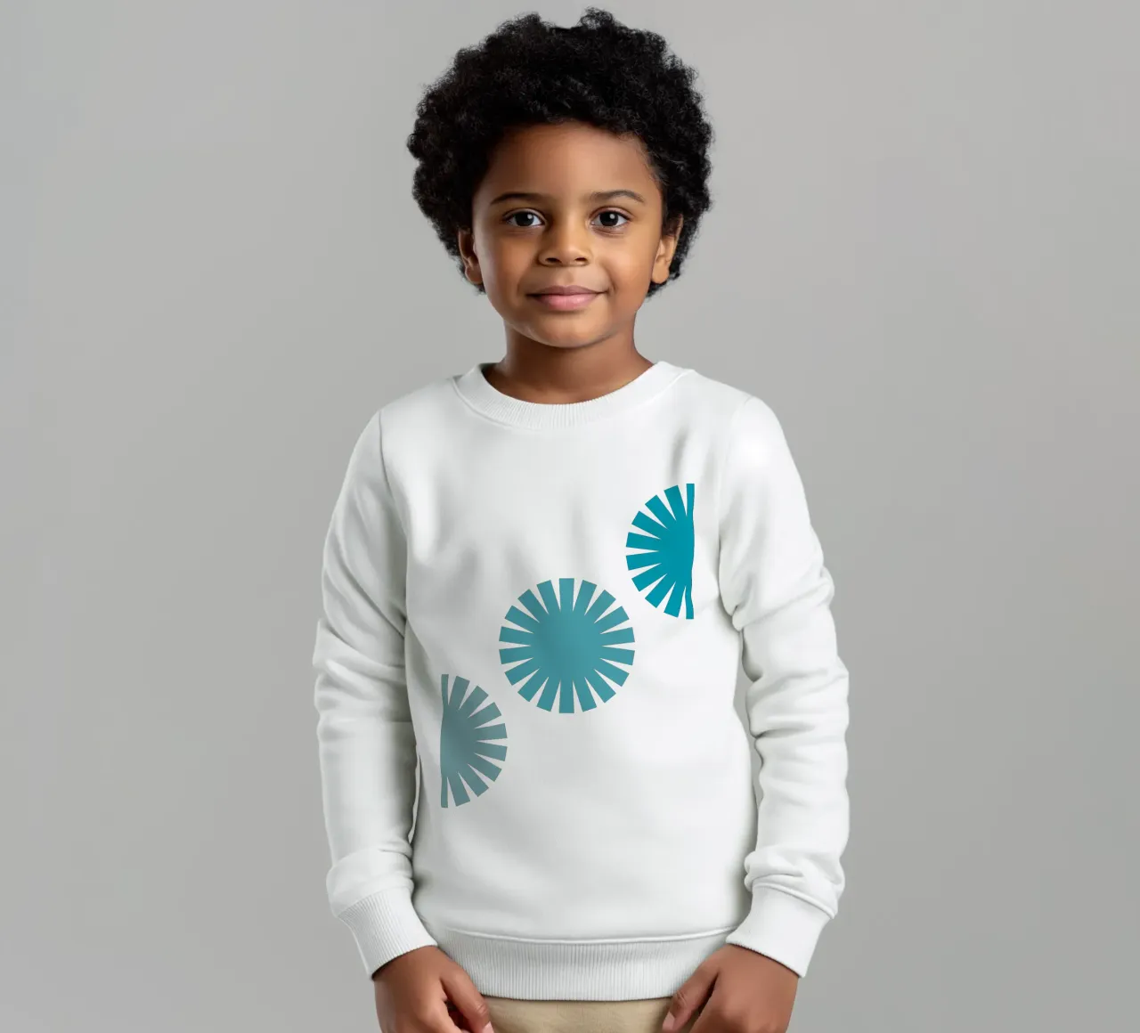 Alba blu felpa bambino da Rose Beck Art