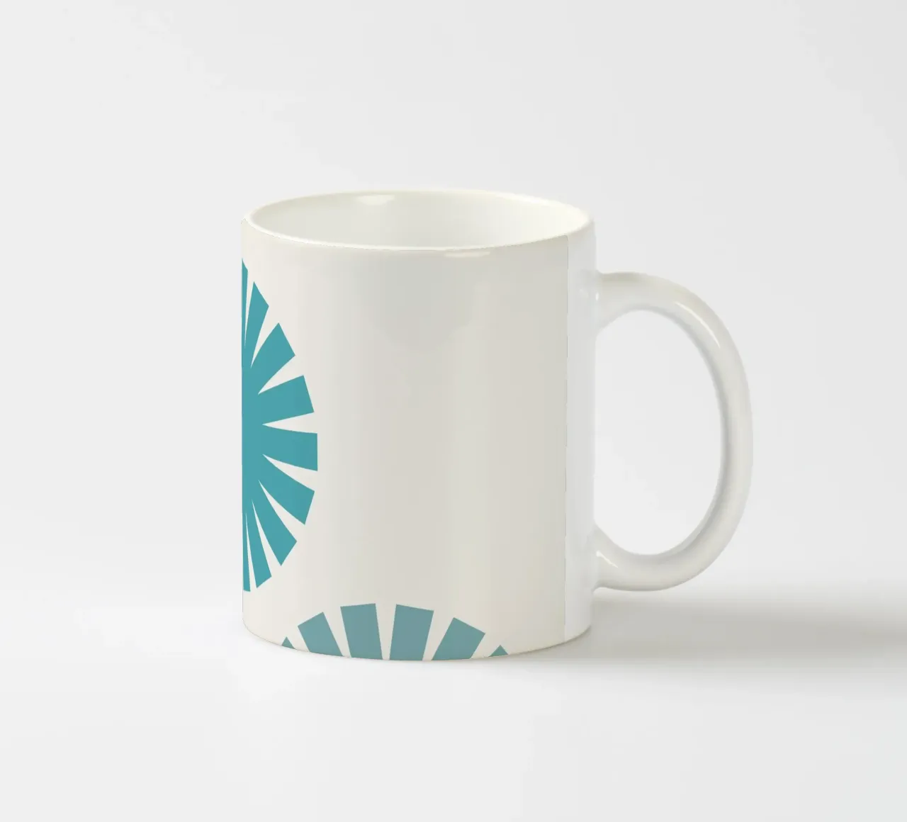 Alba blu tazza in ceramica da Rose Beck Art