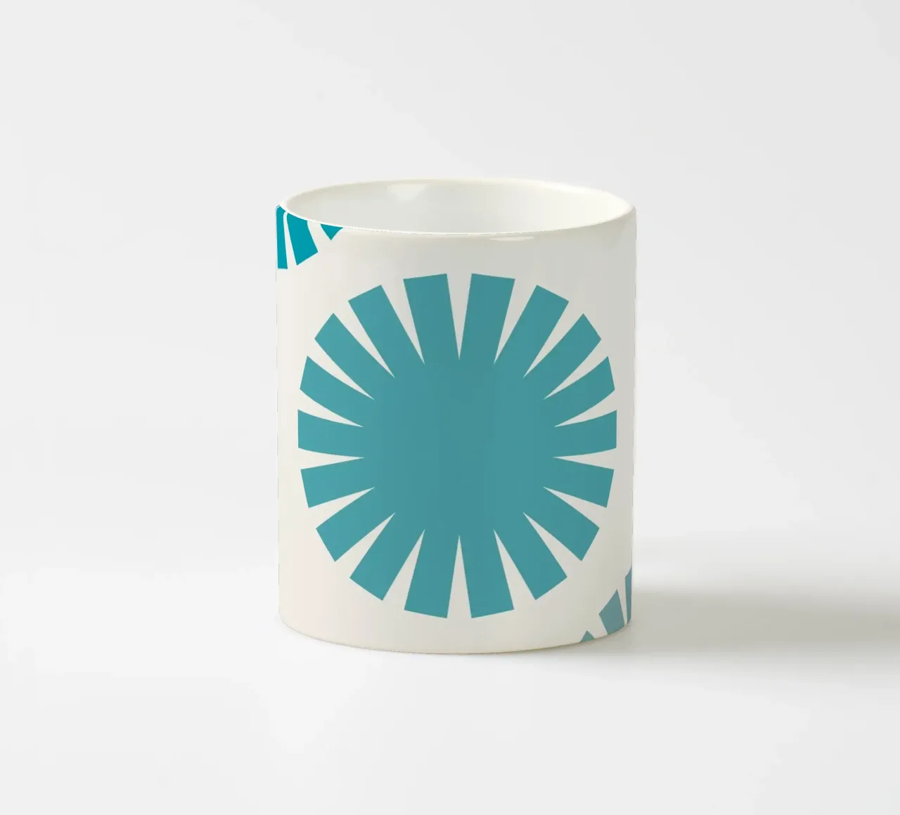 Alba blu tazza in ceramica da Rose Beck Art
