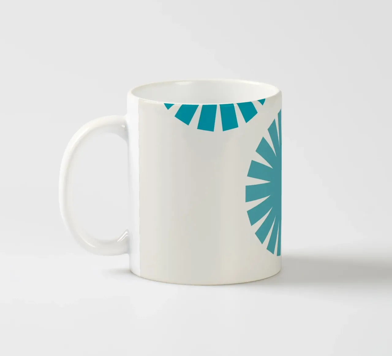 Alba blu tazza in ceramica da Rose Beck Art