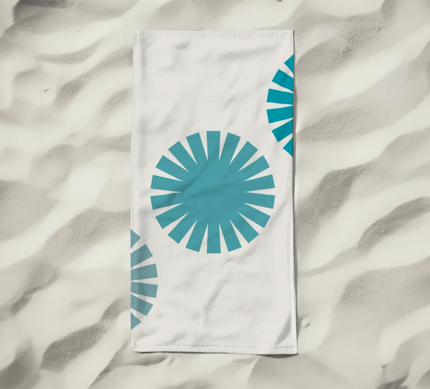 Alba blu telo mare da Rose Beck Art