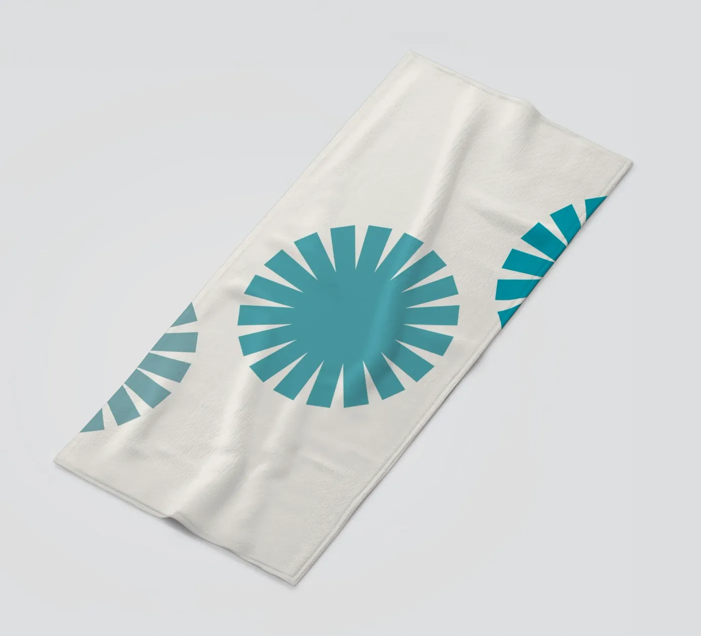 Alba blu telo mare da Rose Beck Art