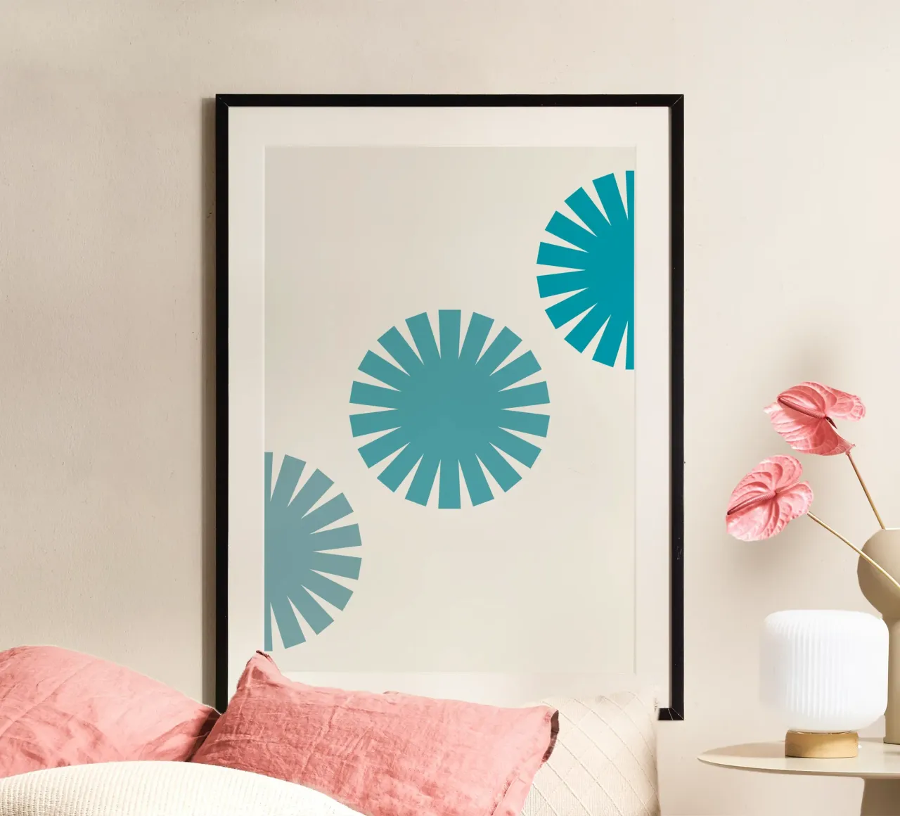 Alba blu poster da Rose Beck Art