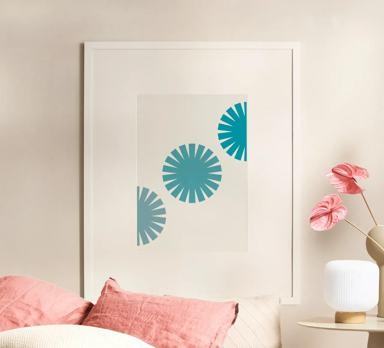 Alba blu poster da Rose Beck Art