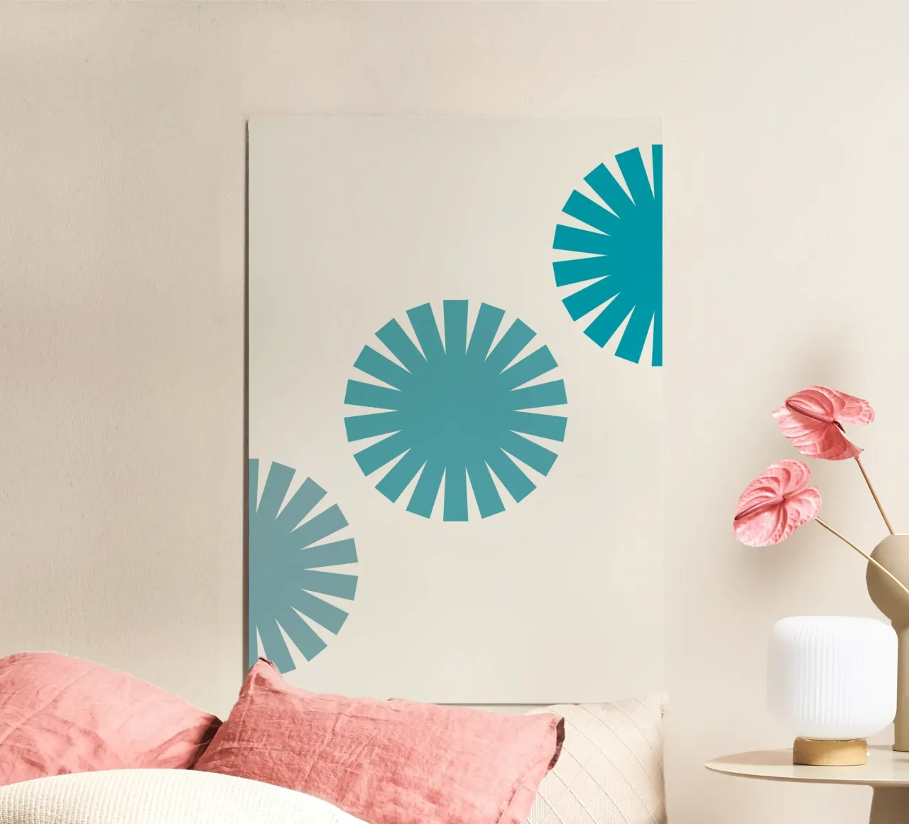 Alba blu poster da Rose Beck Art