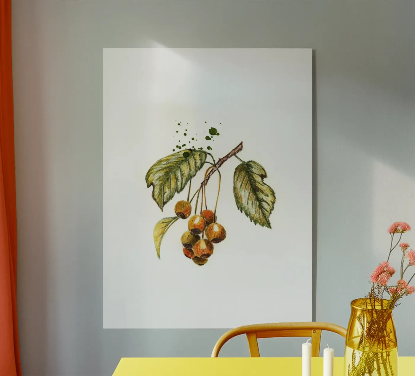 Feuerdorn acryl van Nathys_illustration