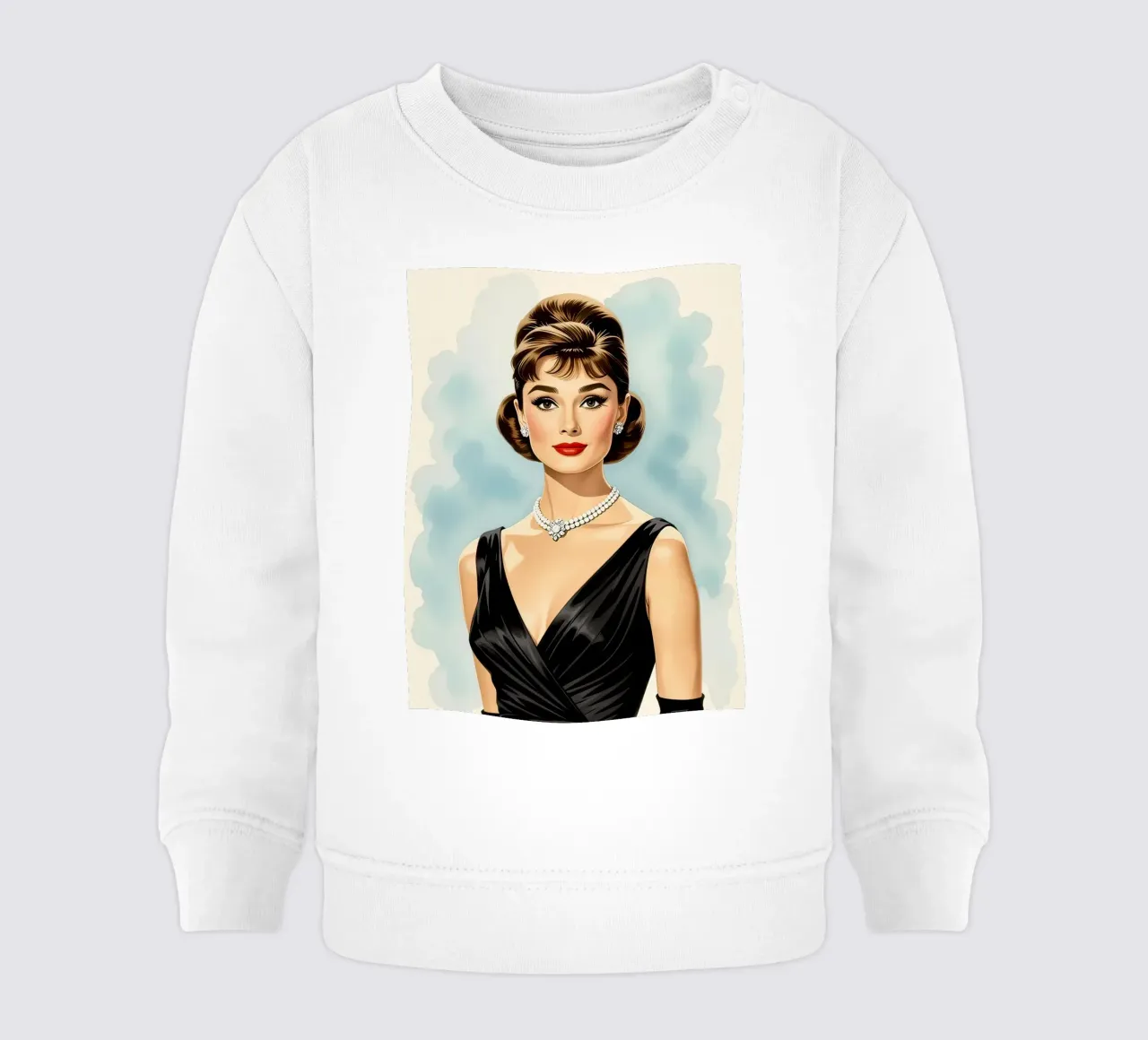 Audrey Hepburn felpa neonato da 🎁 NOBELART