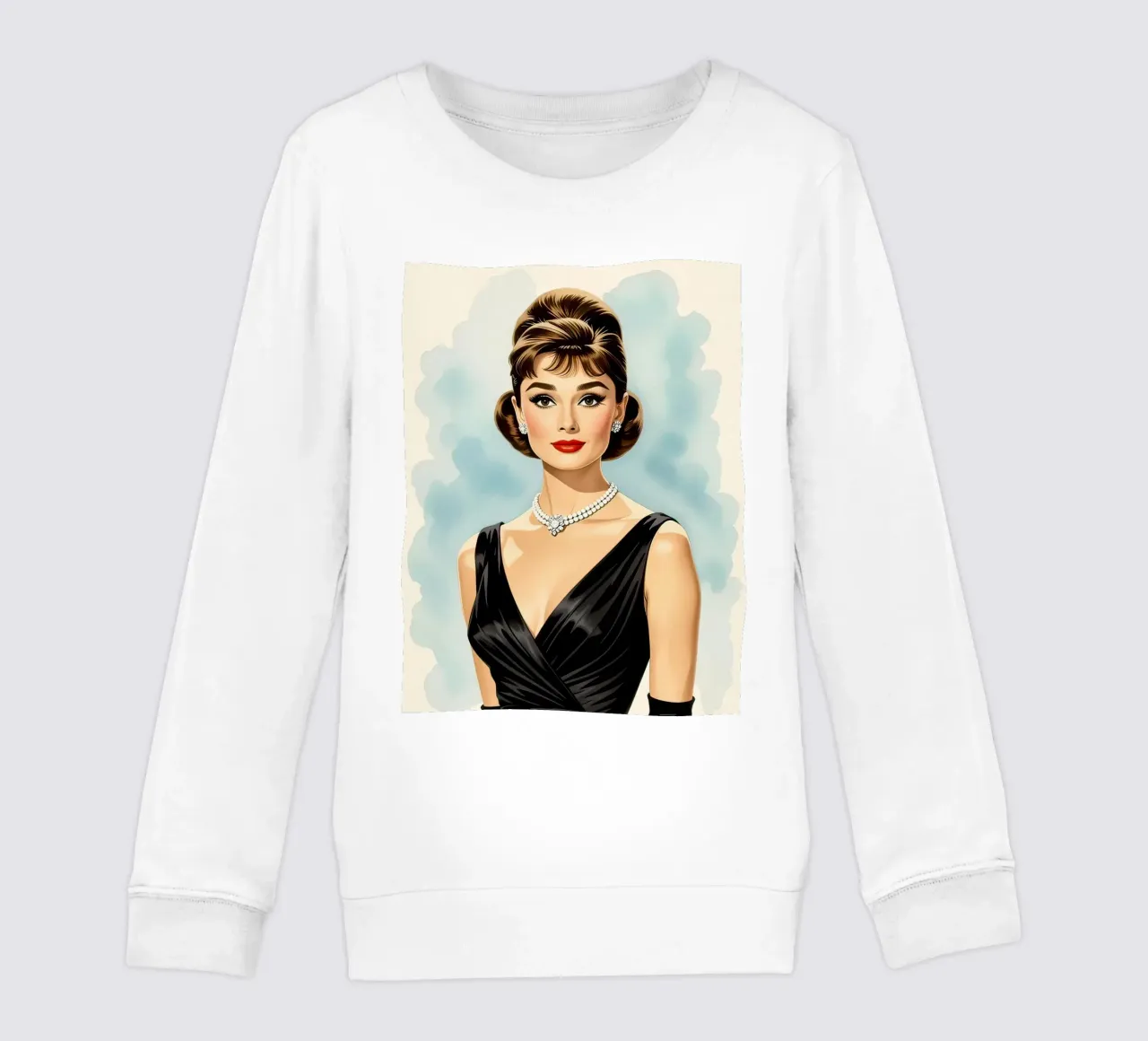 Audrey Hepburn felpa bambino da 🎁 NOBELART