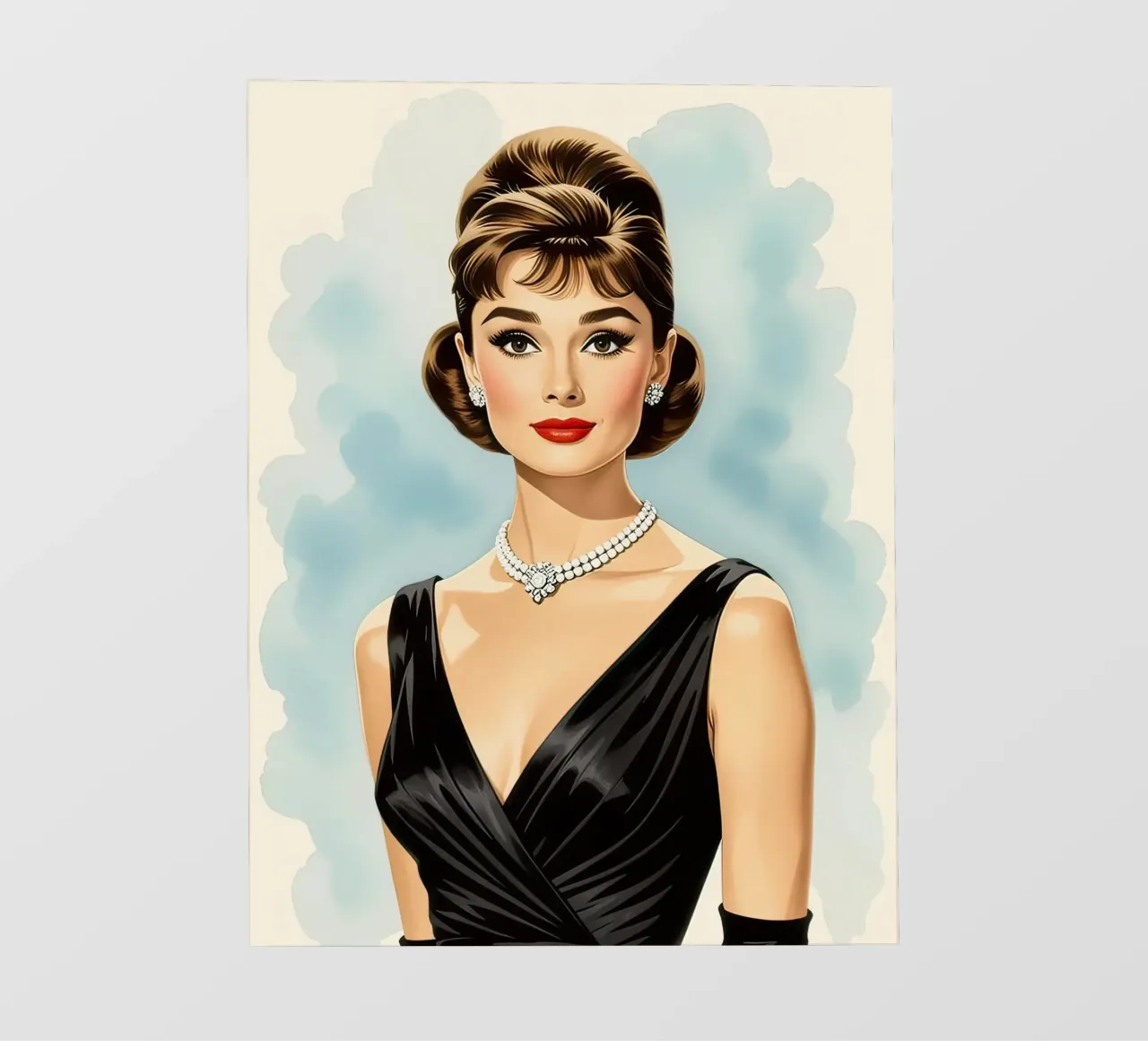 Audrey Hepburn pellicola backlit da 🎁 NOBELART