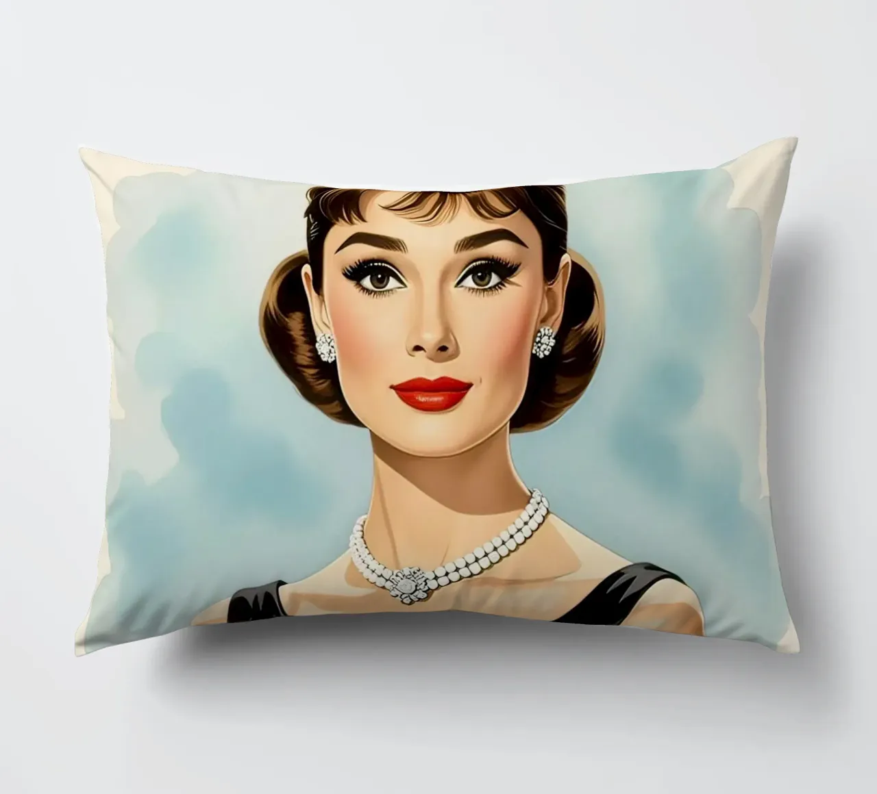 Audrey Hepburn cuscino da 🎁 NOBELART