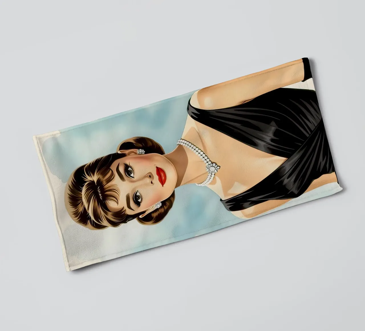 Audrey Hepburn asciugamano da bagno da 🎁 NOBELART