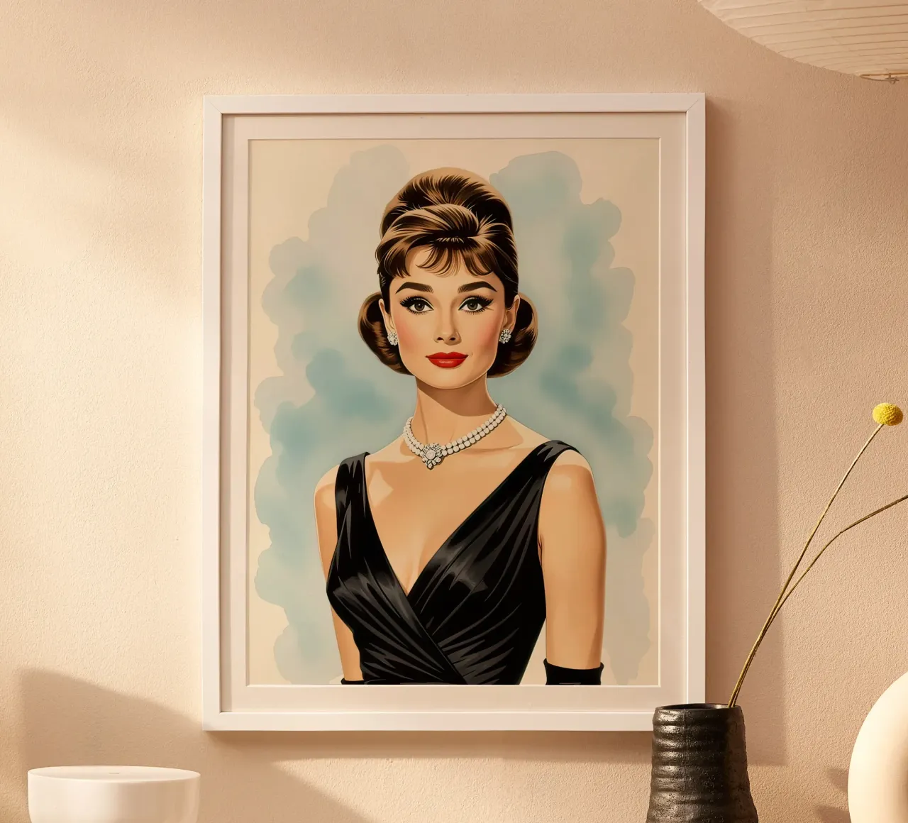 Audrey Hepburn carta hahnemühle da 🎁 NOBELART