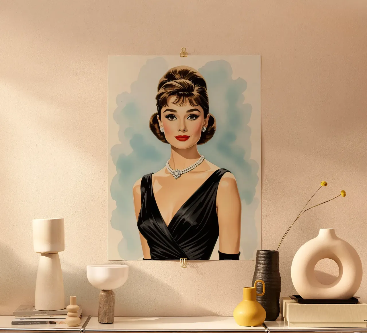 Audrey Hepburn carta hahnemühle da 🎁 NOBELART