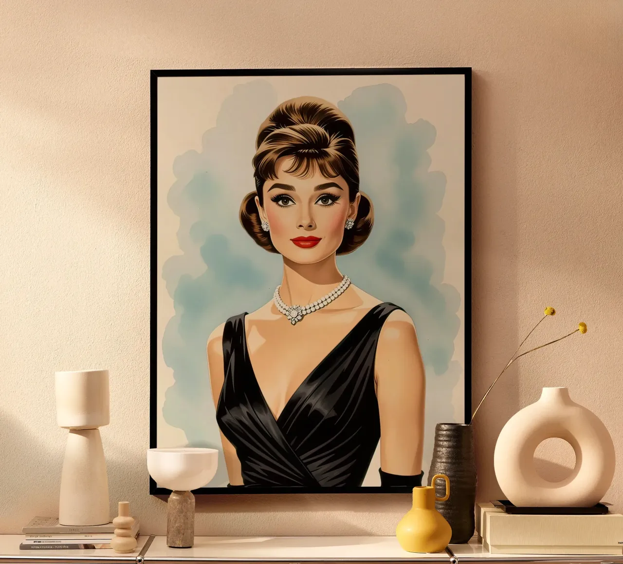 Audrey Hepburn carta hahnemühle da 🎁 NOBELART