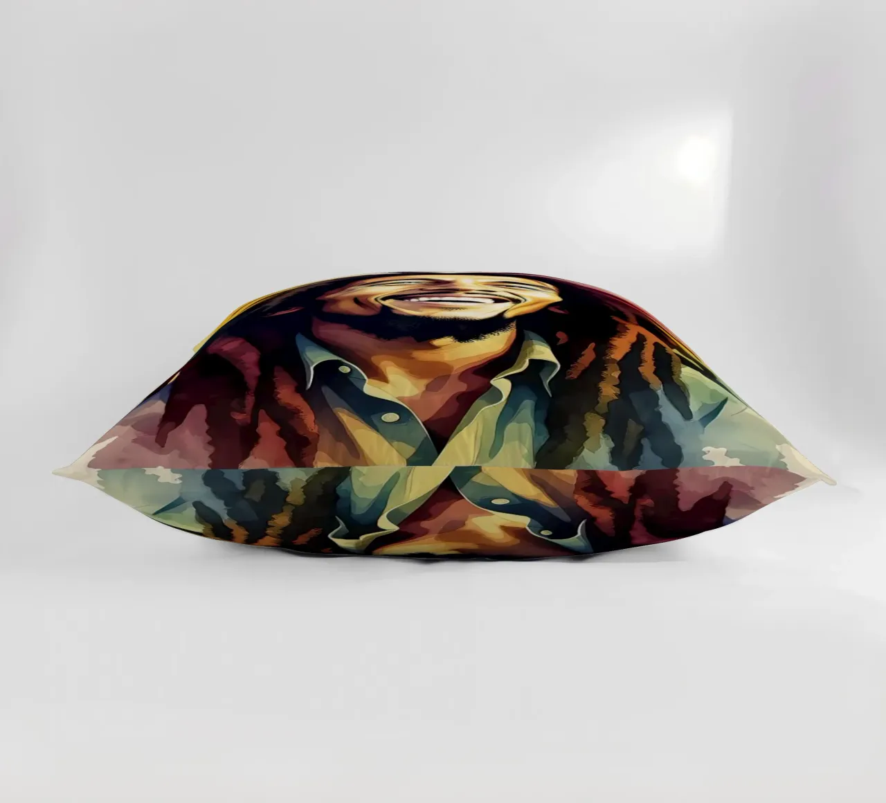 Bob Marley in acquerello cuscino da 🎁 NOBELART