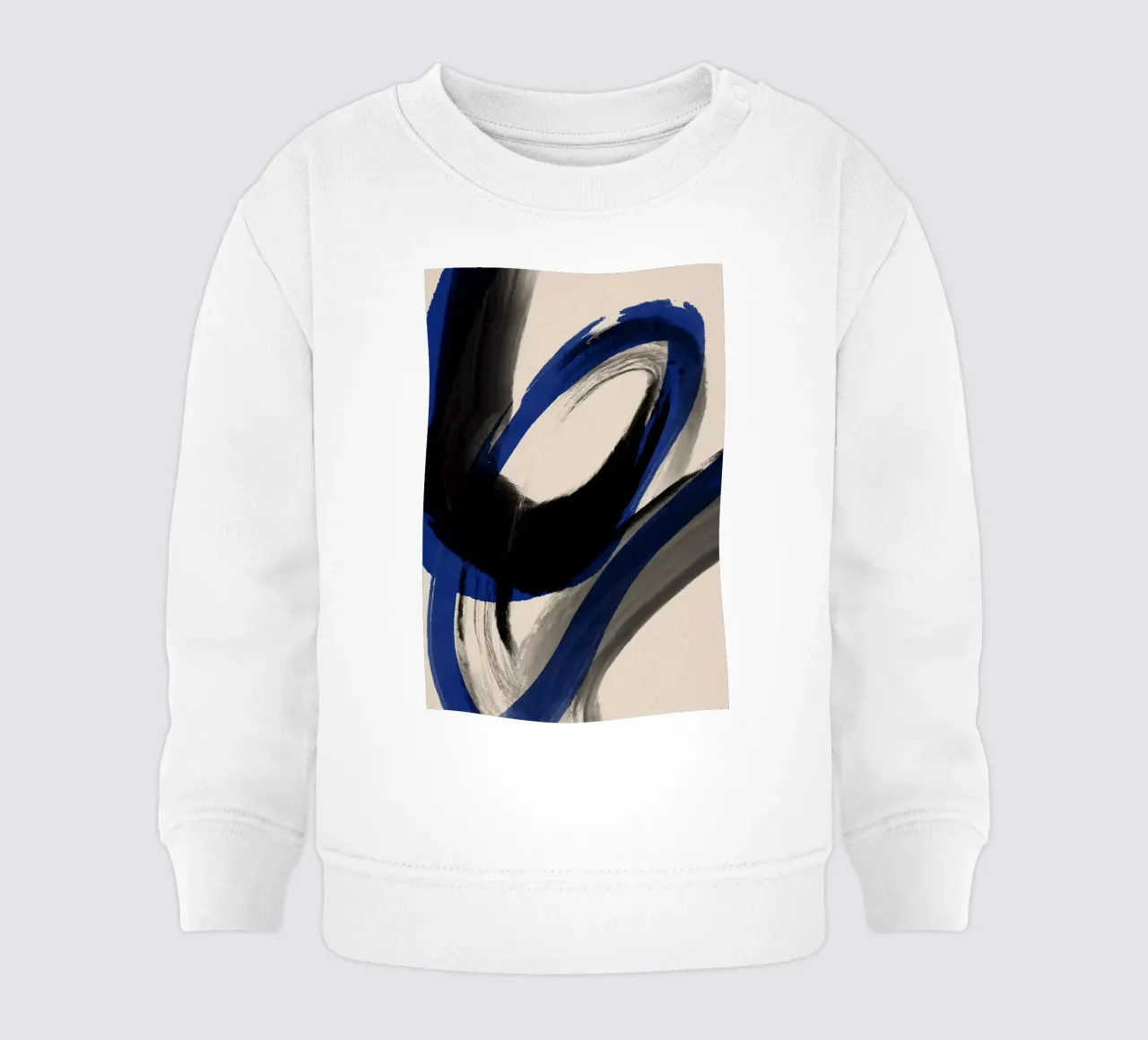 Black And Blue No 2 felpa neonato da treechild