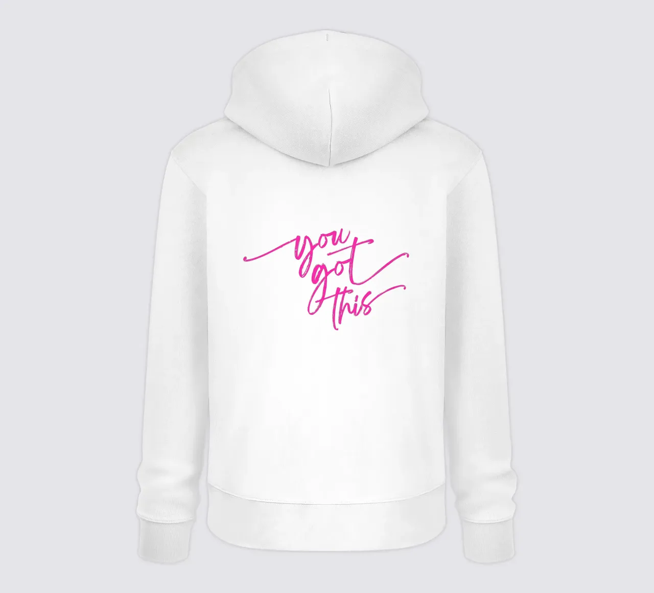 You Got This - Tipografia motivazionale preppy script felpa con cappuccio da Dominique Vari Words