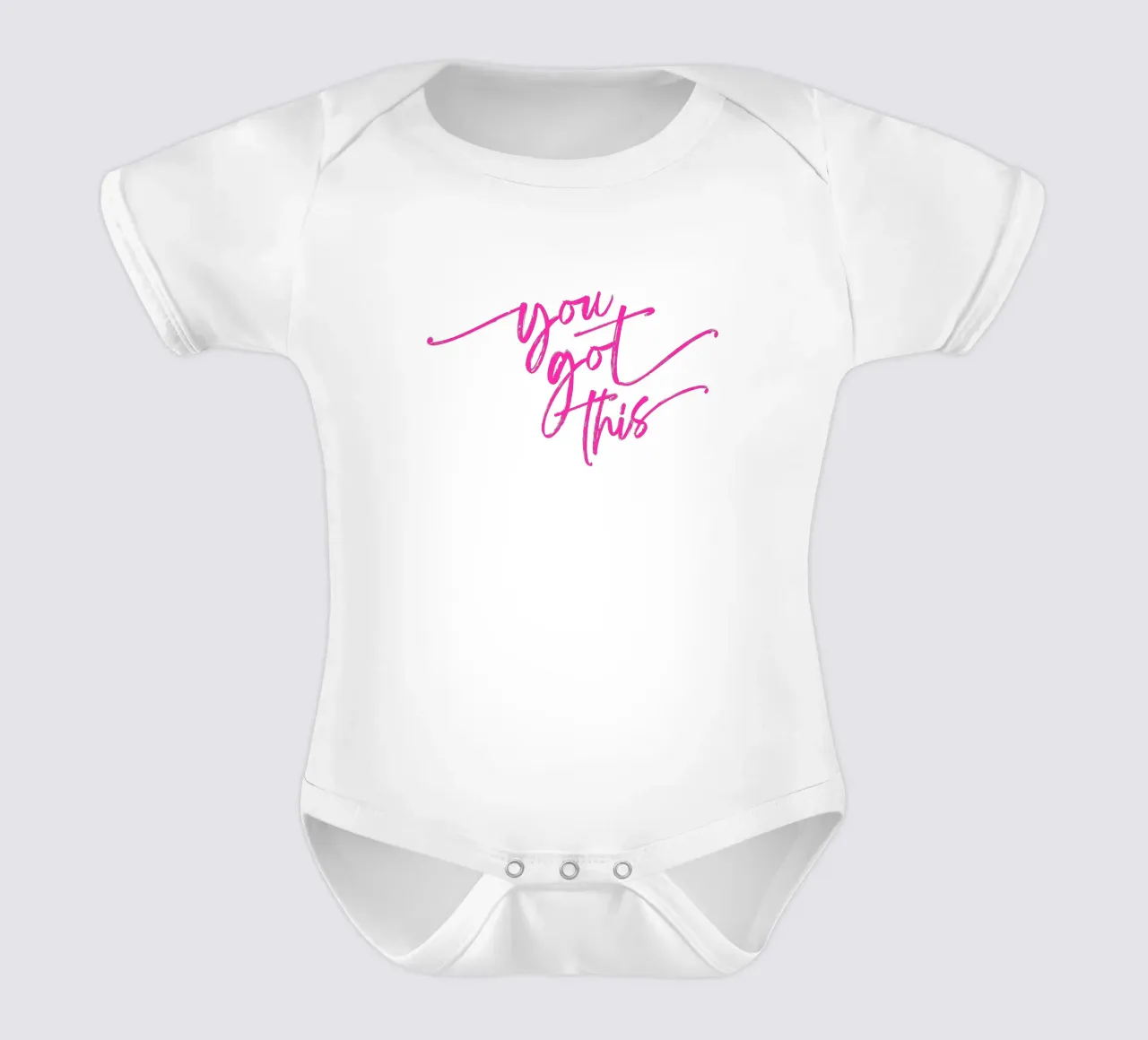 You Got This - Motivationnel Preppy Script Typographie body bébé de Dominique Vari Words