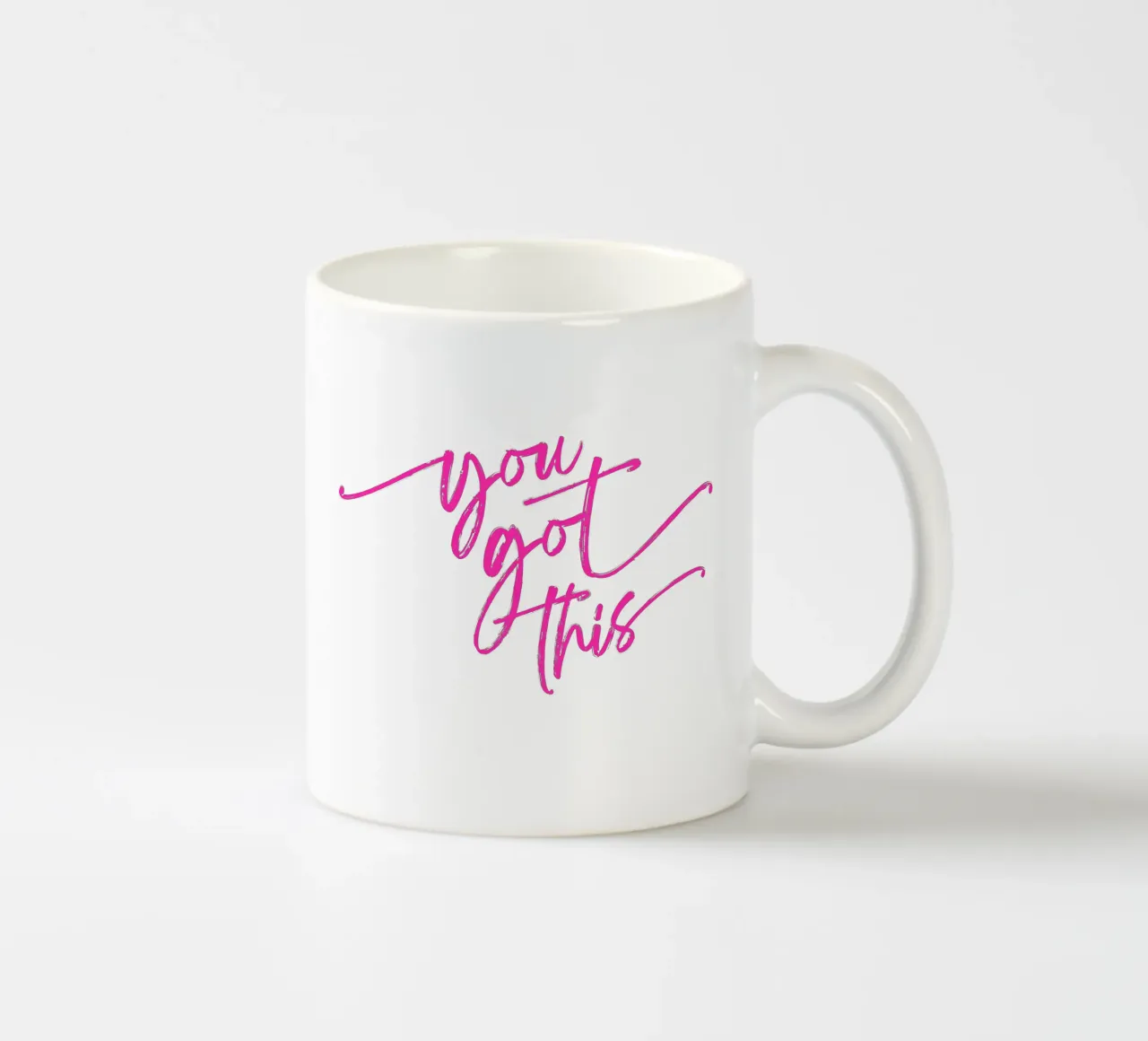 You Got This - Tipografia motivazionale preppy script tazza in ceramica da Dominique Vari Words