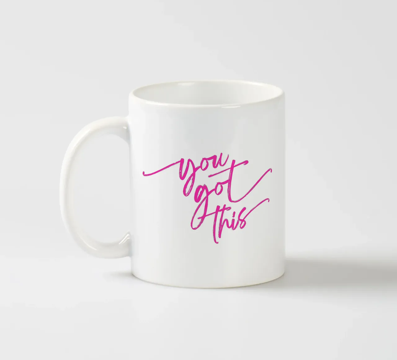 You Got This - Tipografia motivazionale preppy script tazza in ceramica da Dominique Vari Words