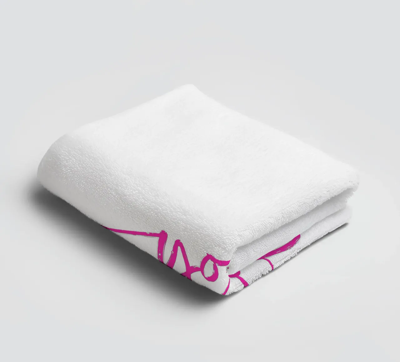 You Got This • Motivational Preppy Script Typography towel by Dominique Vari Words