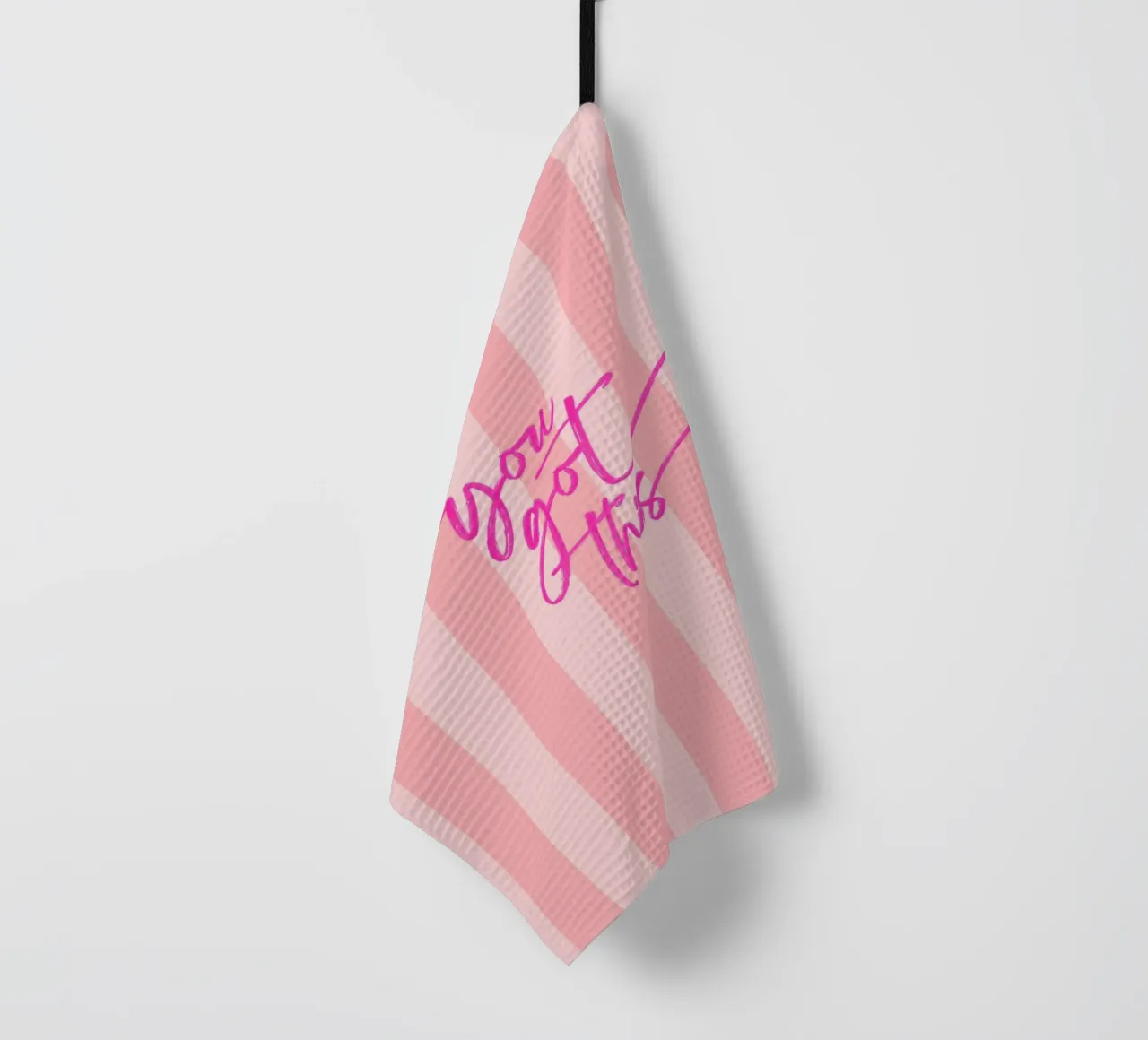 You Got This - Motivationnel Preppy Script Typographie torchon de Dominique Vari Words
