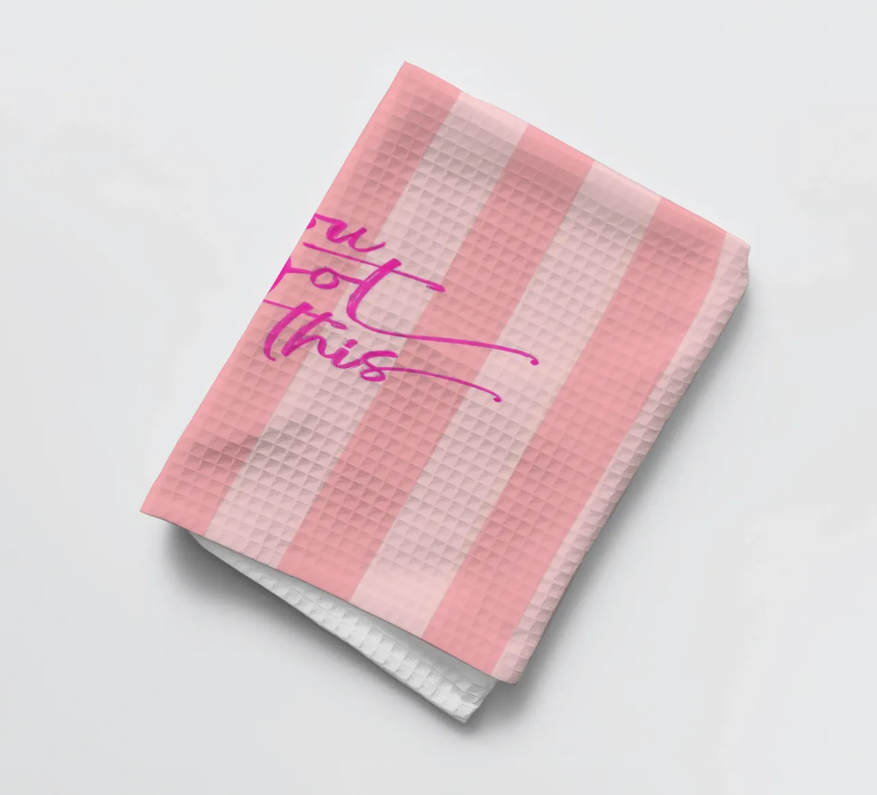 You Got This - Motivationnel Preppy Script Typographie torchon de Dominique Vari Words