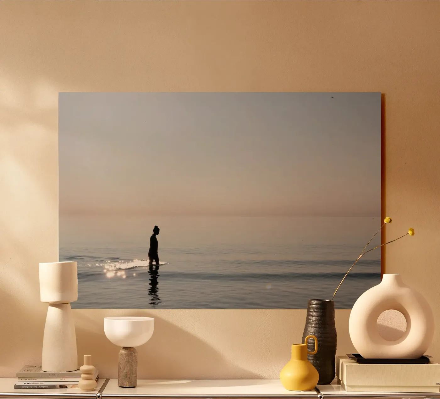 Glittering sea plexiglass da eyes & tries