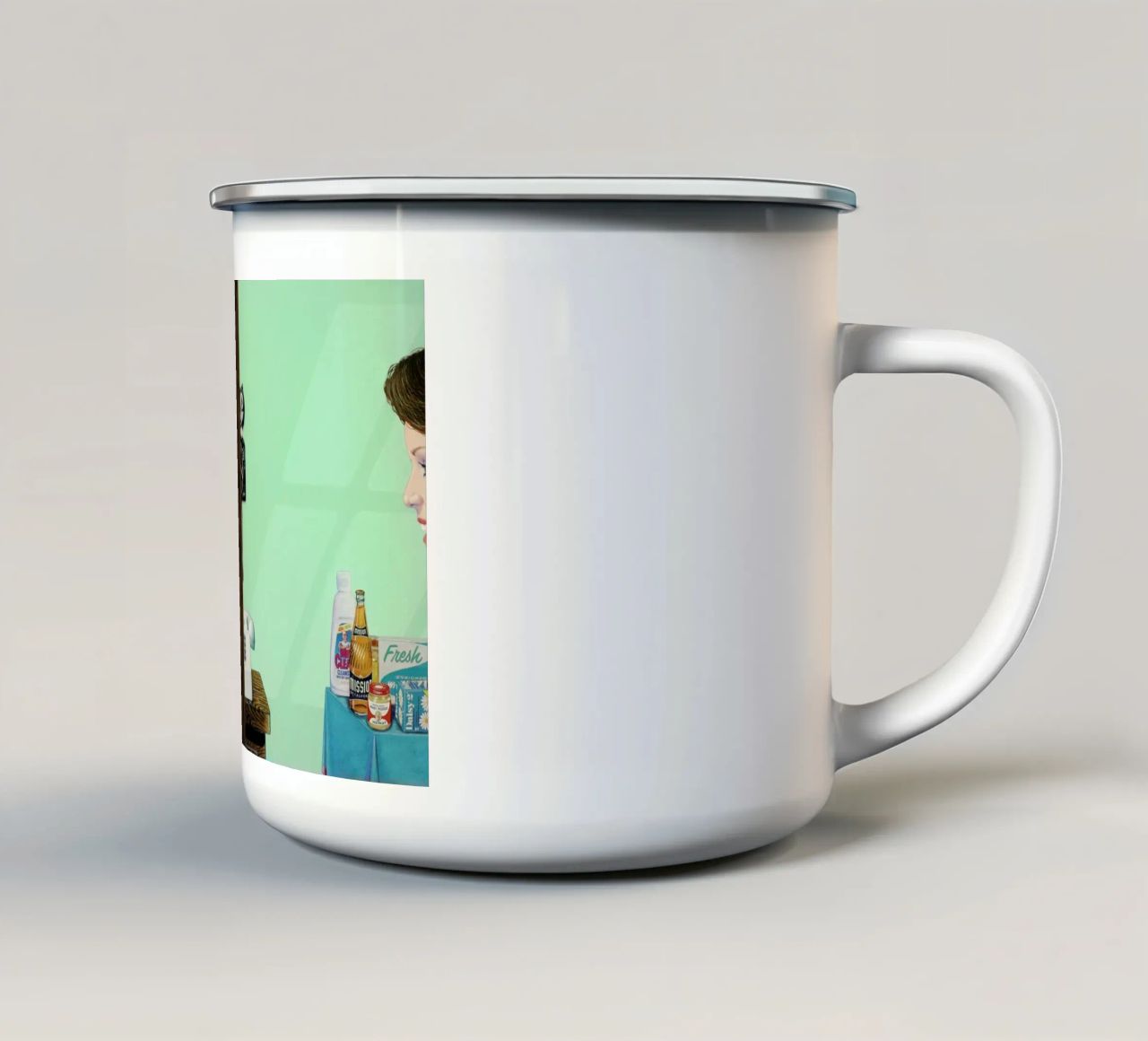 glow tazza in smalto da Doug Smock