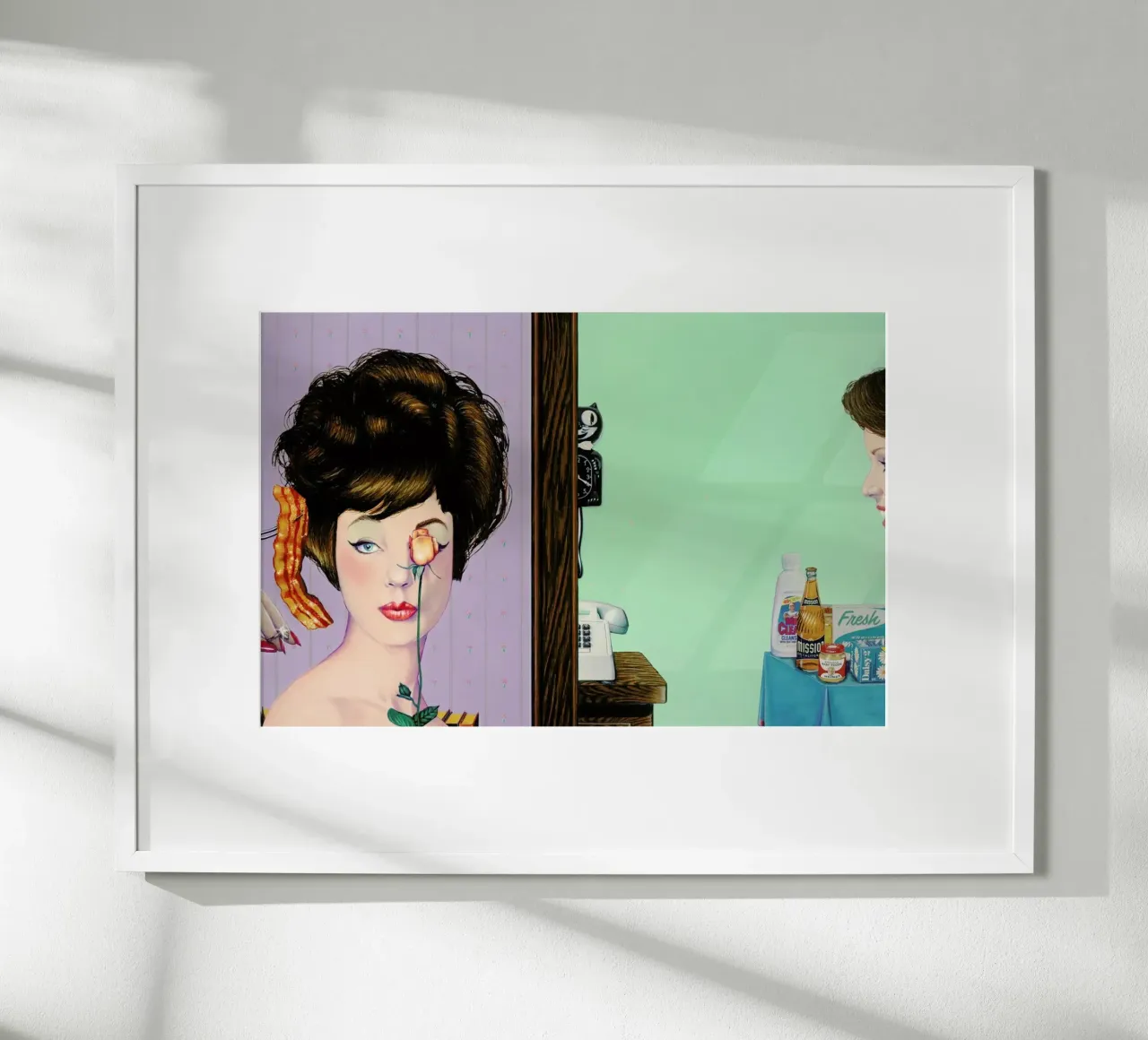 glow poster con telaio in legno da Doug Smock