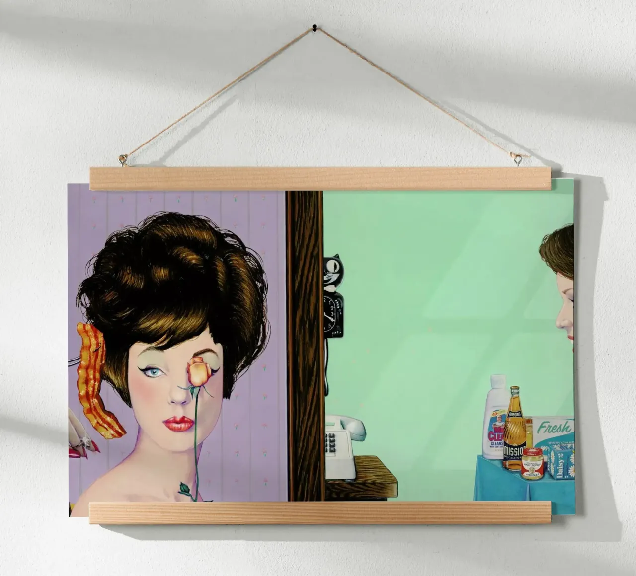 glow poster con telaio in legno da Doug Smock