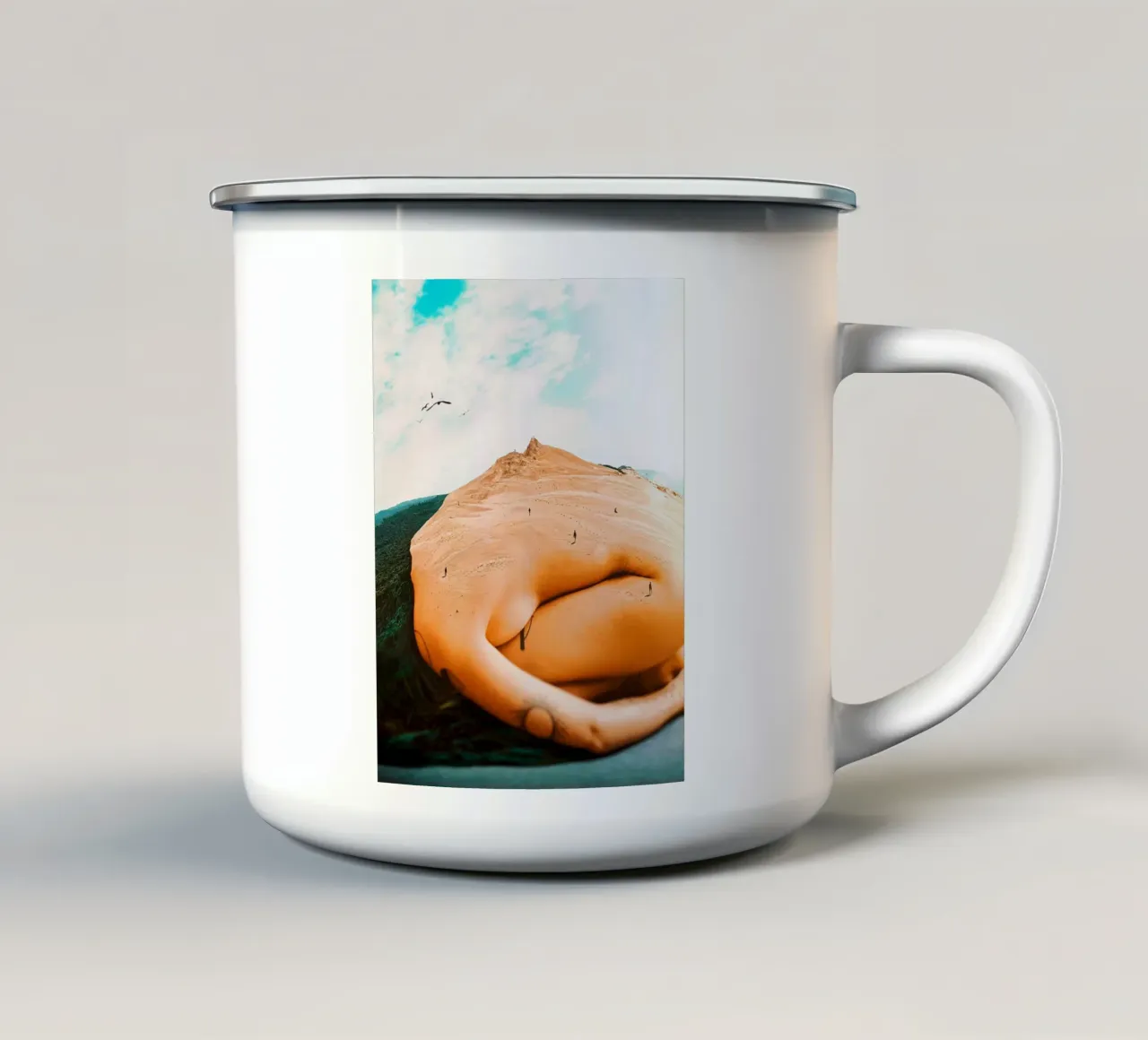Mother Nature tazza in smalto da mofartmonica