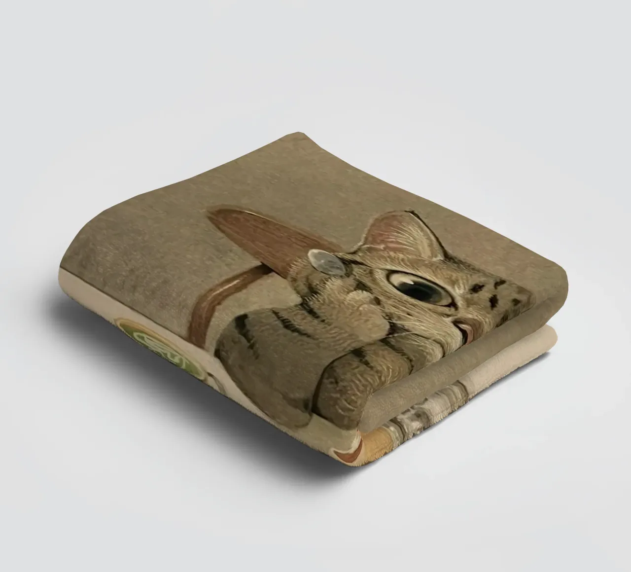cat thinking asciugamano da bagno da ryan