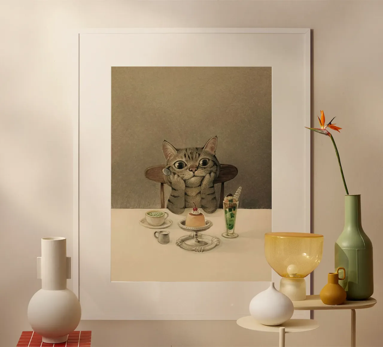 cat thinking carta hahnemühle da ryan