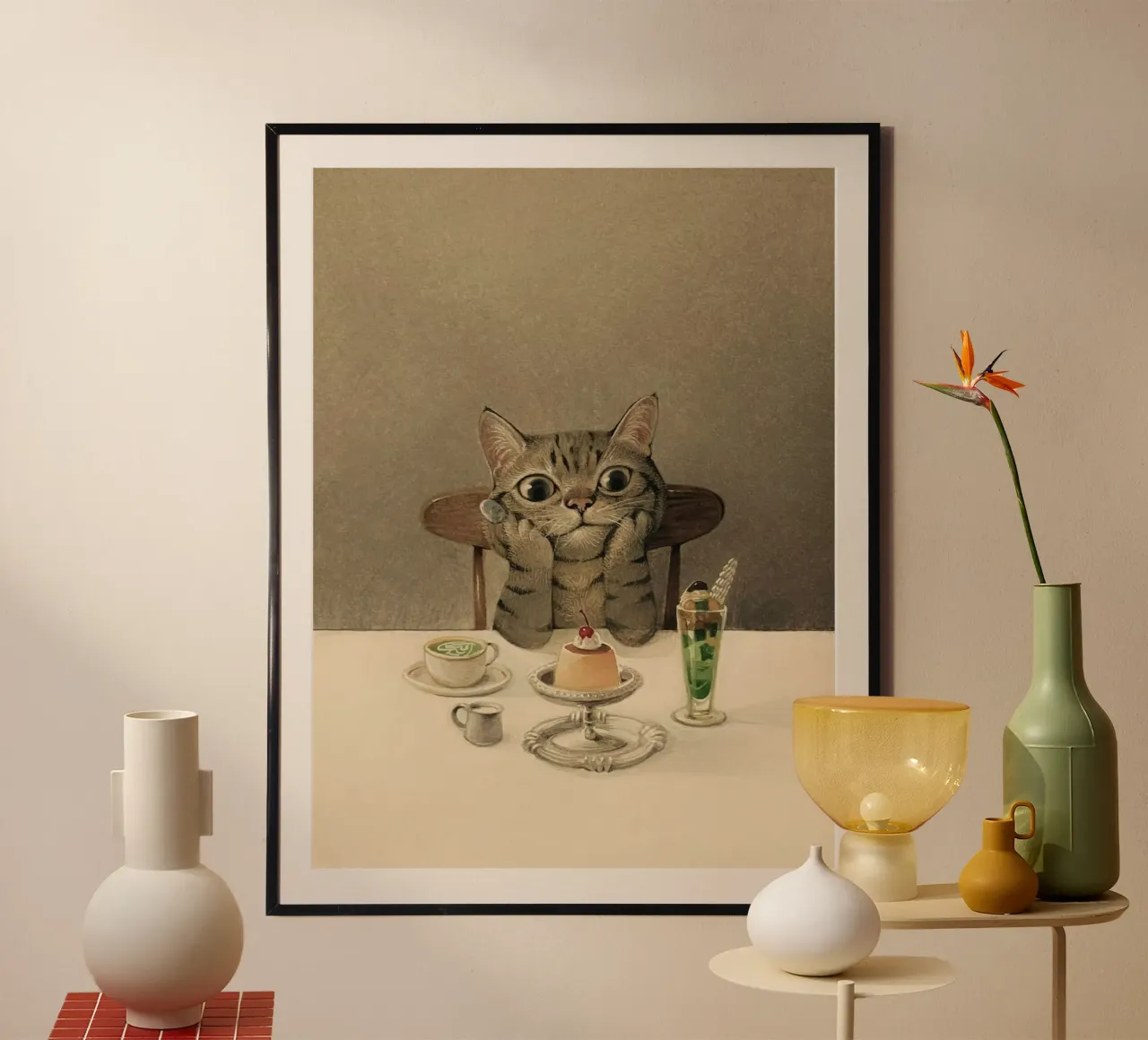 cat thinking carta hahnemühle da ryan