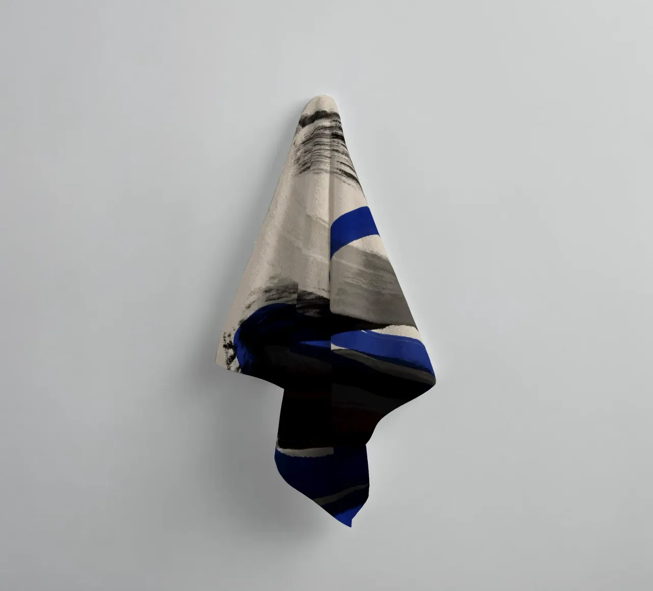 Black And Blue No 1 asciugamano da bagno da treechild